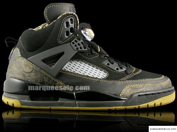 Air Jordan Spizike - Black Gold
