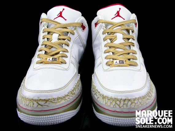 Air Jordan Force III (AJF 3) Premier - White Patent - Metallic