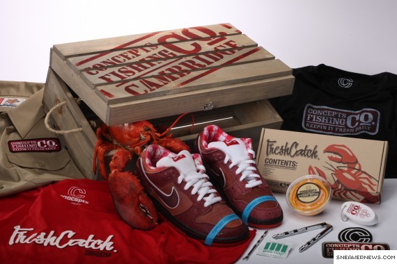Nike SB “Concepts Lobster” Dunk Low – Wooden Crate Edition