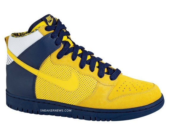 Nike Dunk High - Golden State Warriors Detailed Pictures 