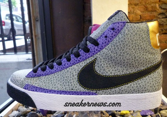 Nike Blazer High x Dave’s Quality Meat (DQM) - Grey - Purple