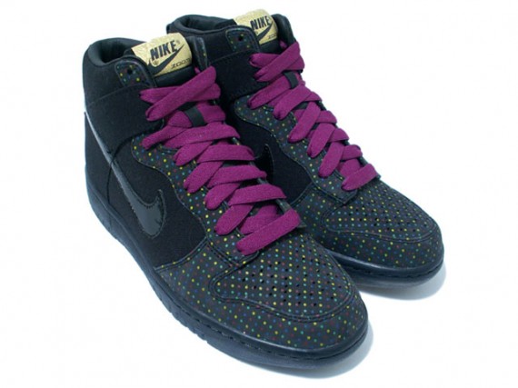 Nike WMNS Dunk High Premium - Black/Multi - SneakerNews.com