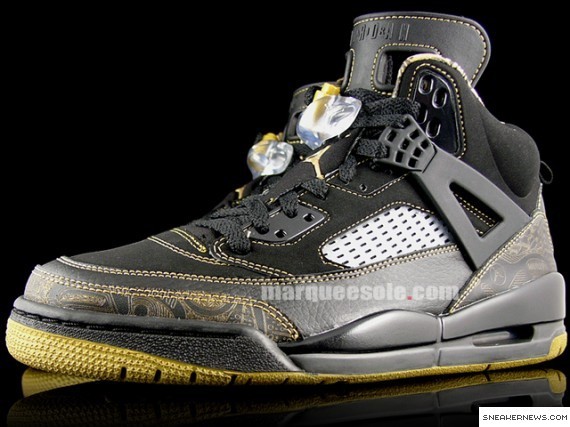 Air Jordan Spiz’ike - Black - Metallic Gold - Euro Exclusive