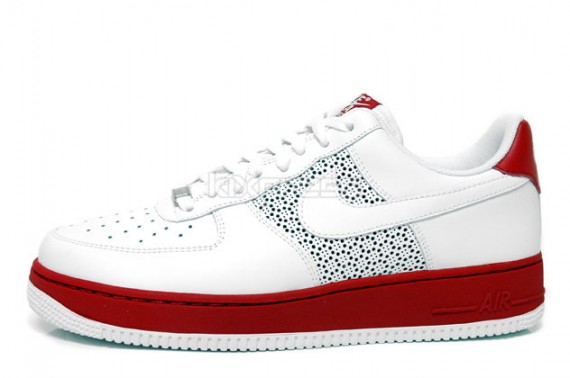 Nike Air Force 1 - White Red - Octagon