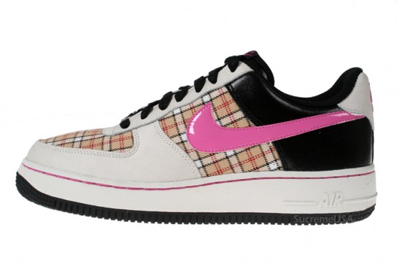 Nike Air Force 1 Low (GS) – Sail – Pink Fire – Black