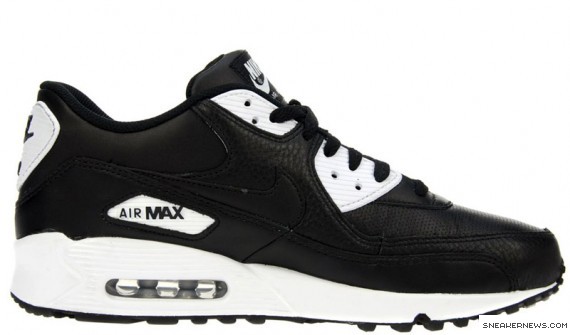 air max 90 black white