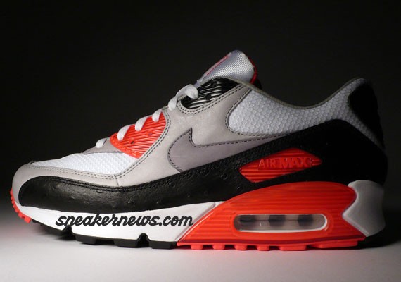 Nike Air Max 90 Infrared Premium – Ostrich and Premium Leathers