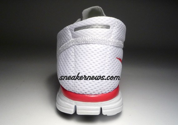 Nike Free 3.0 Running Shoe - White - Red