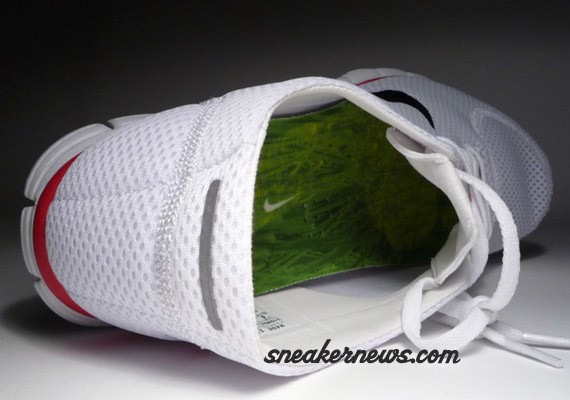 Nike Free 3.0 Running Shoe - White - Red