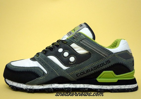 Saucony Courageous TR – White – Grey – Green