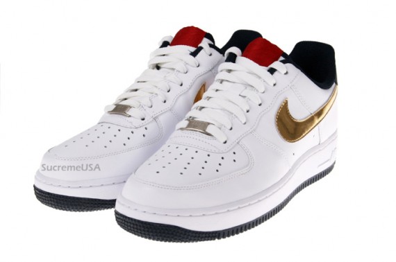 Nike Air Force 1 Core - Olympic - White-Gold-Blue