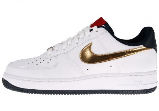 Nike Air Force 1 Core – Olympic – White-Gold-Blue