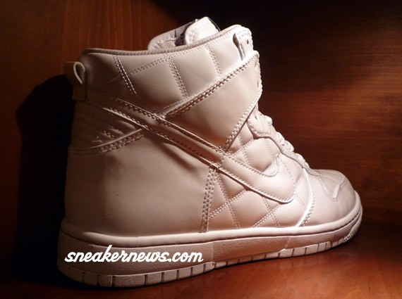 Nike Dunk High Supreme QK - Octagon - White Patent Leather