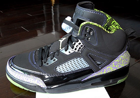 Air Jordan Spizike – Black – Cactus – Violet – Euro Exclusive