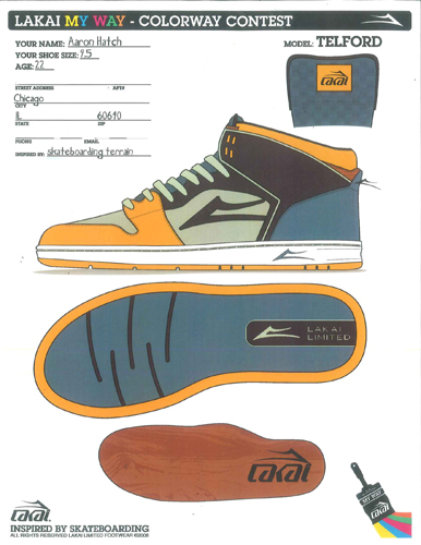 Lakai My Way Colorway Contest 'Telford' Winner! - SneakerNews.com