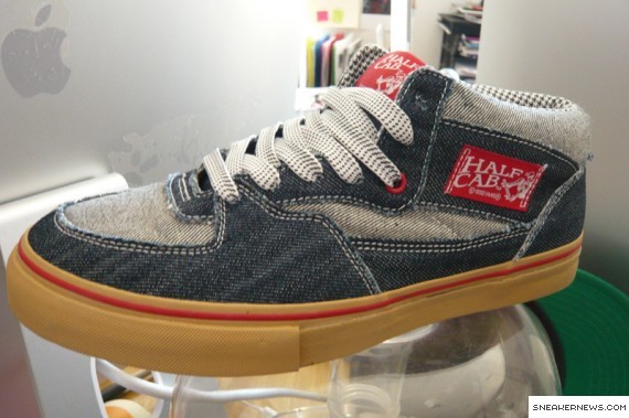 vans half cab denim