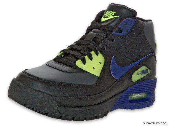 Nike Air Max 90 Boot - Black - Concord - Volt