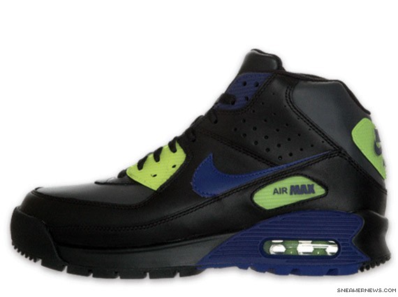 Nike Air Max 90 Boot - Black - Concord - Volt