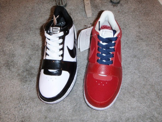 Nike Zoom LeBron VI (6) Low - Black - White + Red - White - Navy Blue