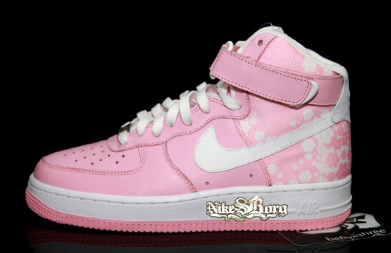 Nike WMNS Air Force 1 High - Pink Floral Print - SneakerNews.com