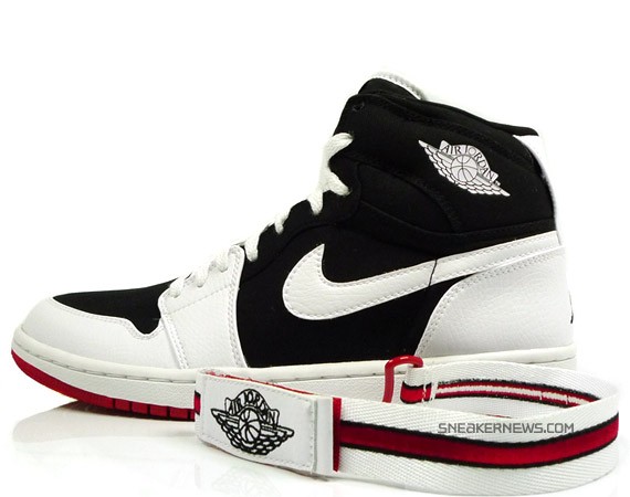 Air Jordan 1 High Strap – White – Black – Varsity Red