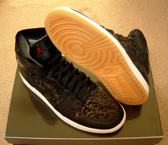 Nike Air Jordan 1 Retro - Laser - Black - White - Gum