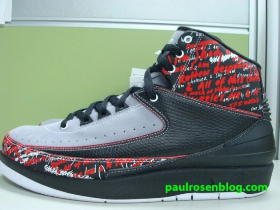 THE WAY I AM Eminem Themed Custom Painted Nike Jordan 2's in the  HOUSE!!!!!!!