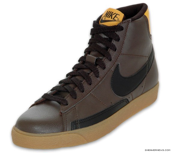 Nike Blazer High – NYX –  Dark Cinder – Yellow Ochre