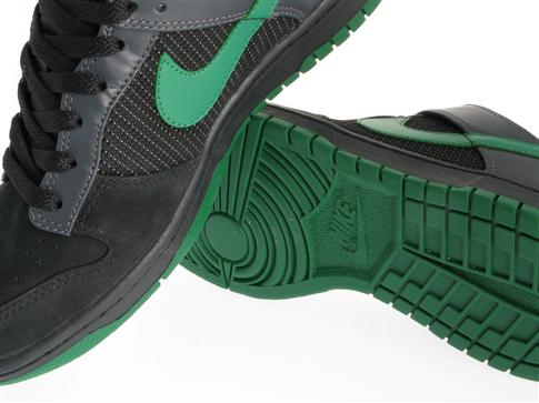 Nike Dunk Low Black Grey Green Strike FQ2205-001 - SoleSnk