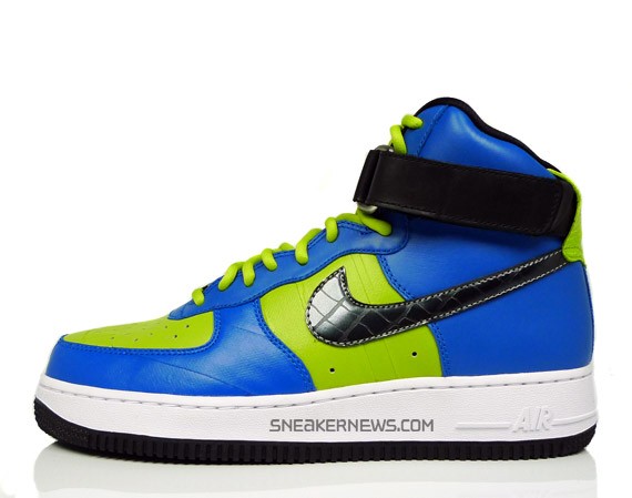 Nike Air Force 1 High ZF - Black - Bright Cactus - SneakerNews.com