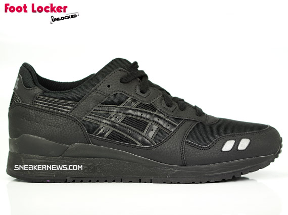 Wortel Veilig een keer Asics Gel Lyte III - Foot Locker Exclusive - Black on Black -  SneakerNews.com