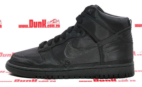 nike Kyrie Dunk High Premium – Black – Black – Vandal Inspired