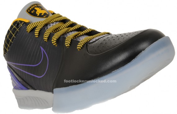 Nike Zoom Kobe Iv Black Purple Yellow 2