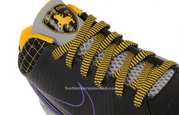 Nike Zoom Kobe Iv Black Purple Yellow 3
