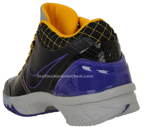 Nike Zoom Kobe Iv Black Purple Yellow 4
