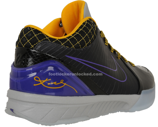 Nike Zoom Kobe Iv Black Purple Yellow 5