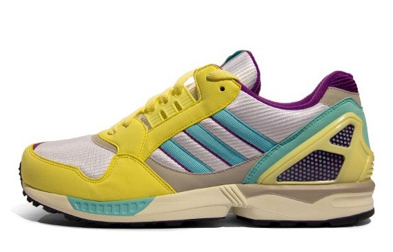 Adidas ZX 9000 - Yellow - Silver - Voilet - SneakerNews.com