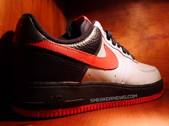 Air Force 1 Grey Red Black 2