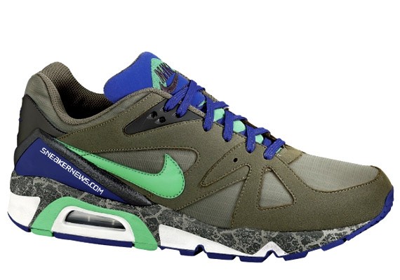 Nike Air Structure Triax 91 - Cracked Earth - Olive - Hyper Verde
