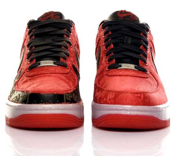 nike air force 1 clot red