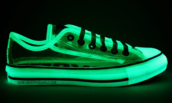 Converse Chuck Taylor All Star Low - Clear - Glow in the Dark ...