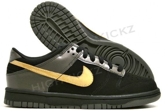 Nike Dunk Low GS - Black Gold