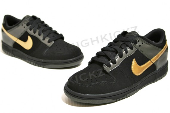 Nike Dunk Low GS - Black Gold - SneakerNews.com