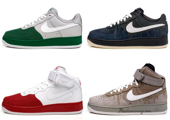 Nike Air Force 1 – Elephant Print Pack + Spring 2009 Preview