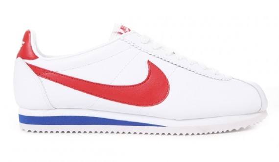 Nike Classic Cortez Leather – White – Red – Blue