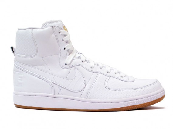 Nike Terminator High Lux- White - Gold 