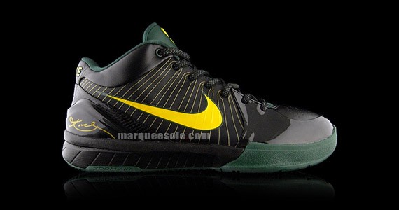 Nike Zoom Kobe IV - Rice High School (NYC) PE - Black, Green & Yellow