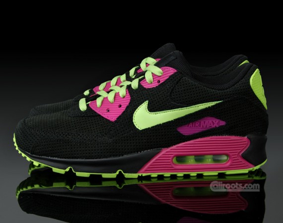 Nike Air Max 90 Premium – Neon Pink Green