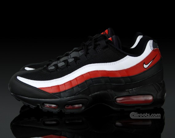 red black and white air max 95 Shop 