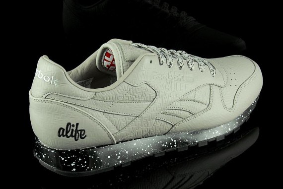 Alife x Reebok Classic Leather Lux - Grey Black - SneakerNews.com